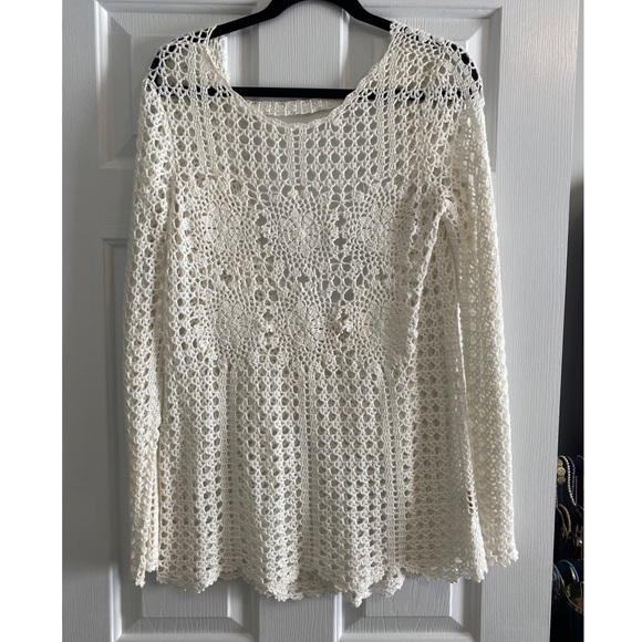 Free People White Knit Sweater! - Picture 4 of 4